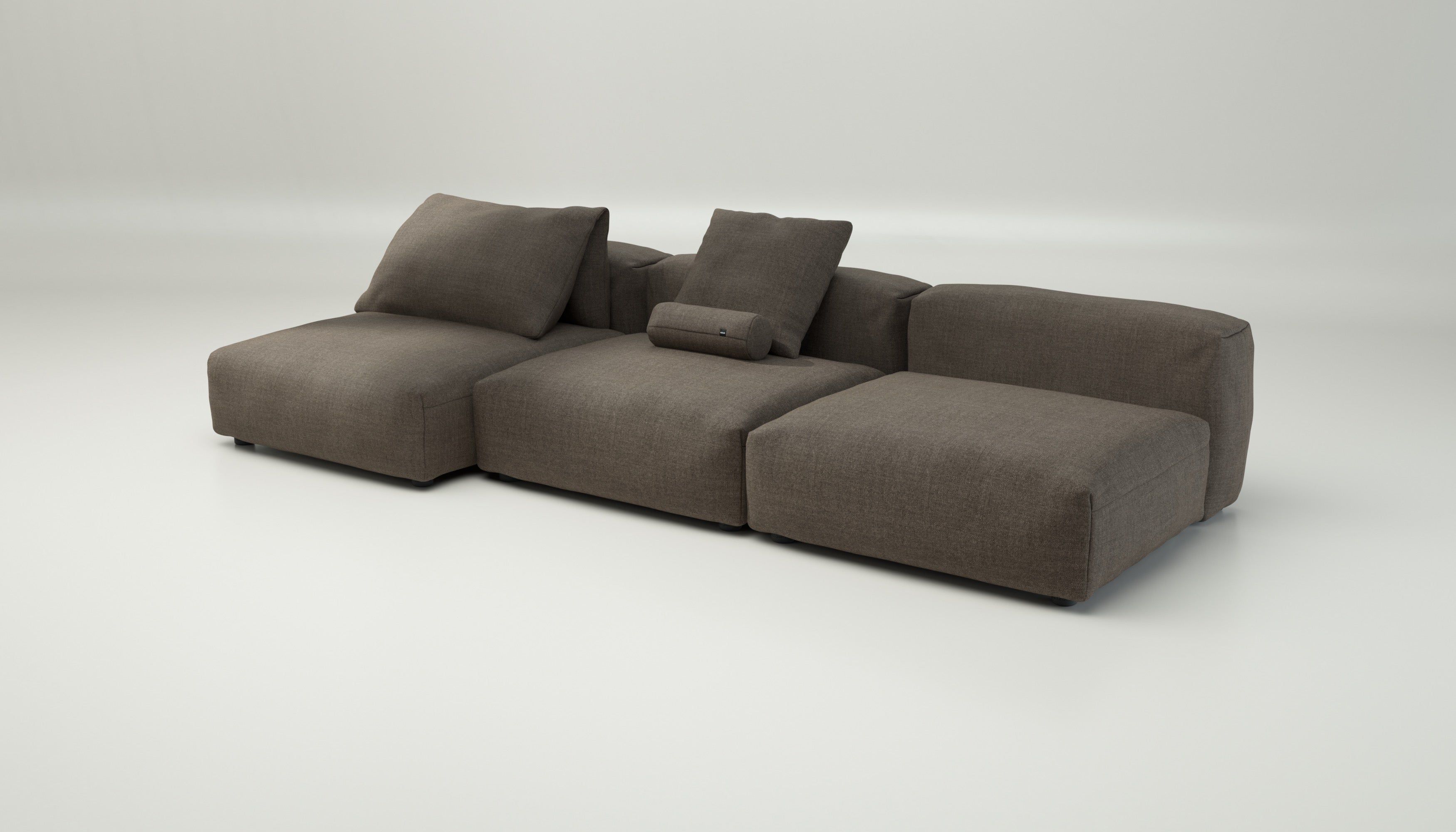 Модульный садовый диван с полуостровом vetsak Pique ARCH-00133737 - Вид №9