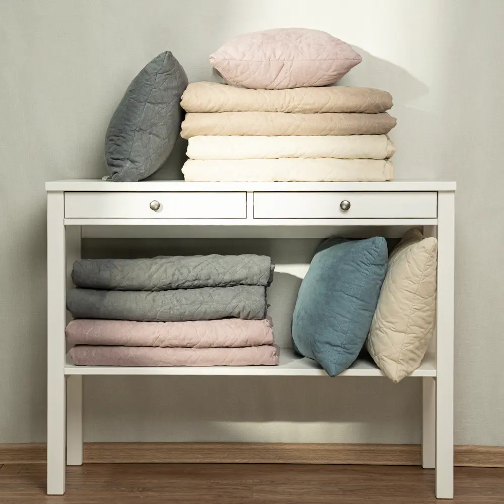 Покрывало Бельвита 220x240 см замша цвет серебристый STLM-2099918 - Вид №9