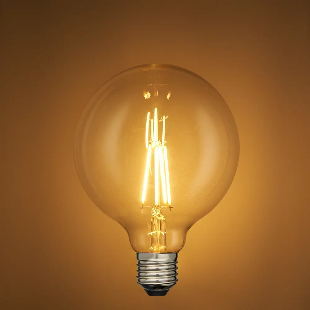 Лампа умная светодиодная Osram Smart Plus E27 220-240 В 5.5 Вт шар большой прозрачная 806 лм, теплый белый свет LEDVANCE STLM-2173477 - Вид №1