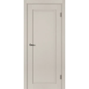 Дверь межкомнатная Пьемонт глухая Hardfleх ламинация цвет платина светлая 80x200 см (с замком и петлями)