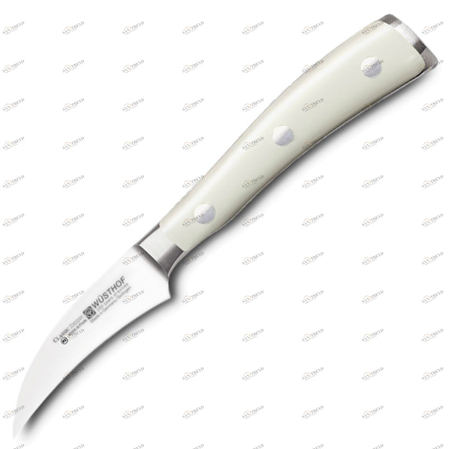 Нож кухонный для чистки Ikon Cream White, 7 см WUESTHOF W40200WUS