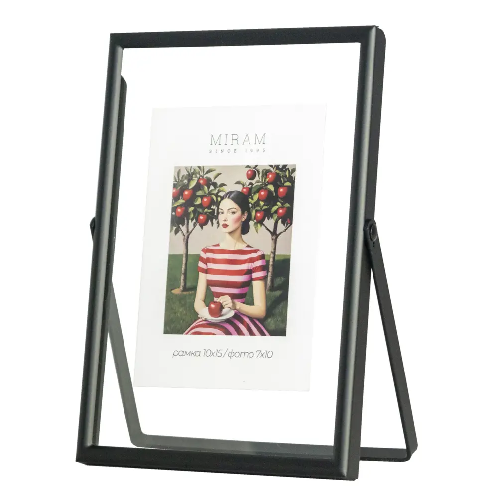 Рамка без паспарту Мирам 10x15 см цвет черный STLM-2211812