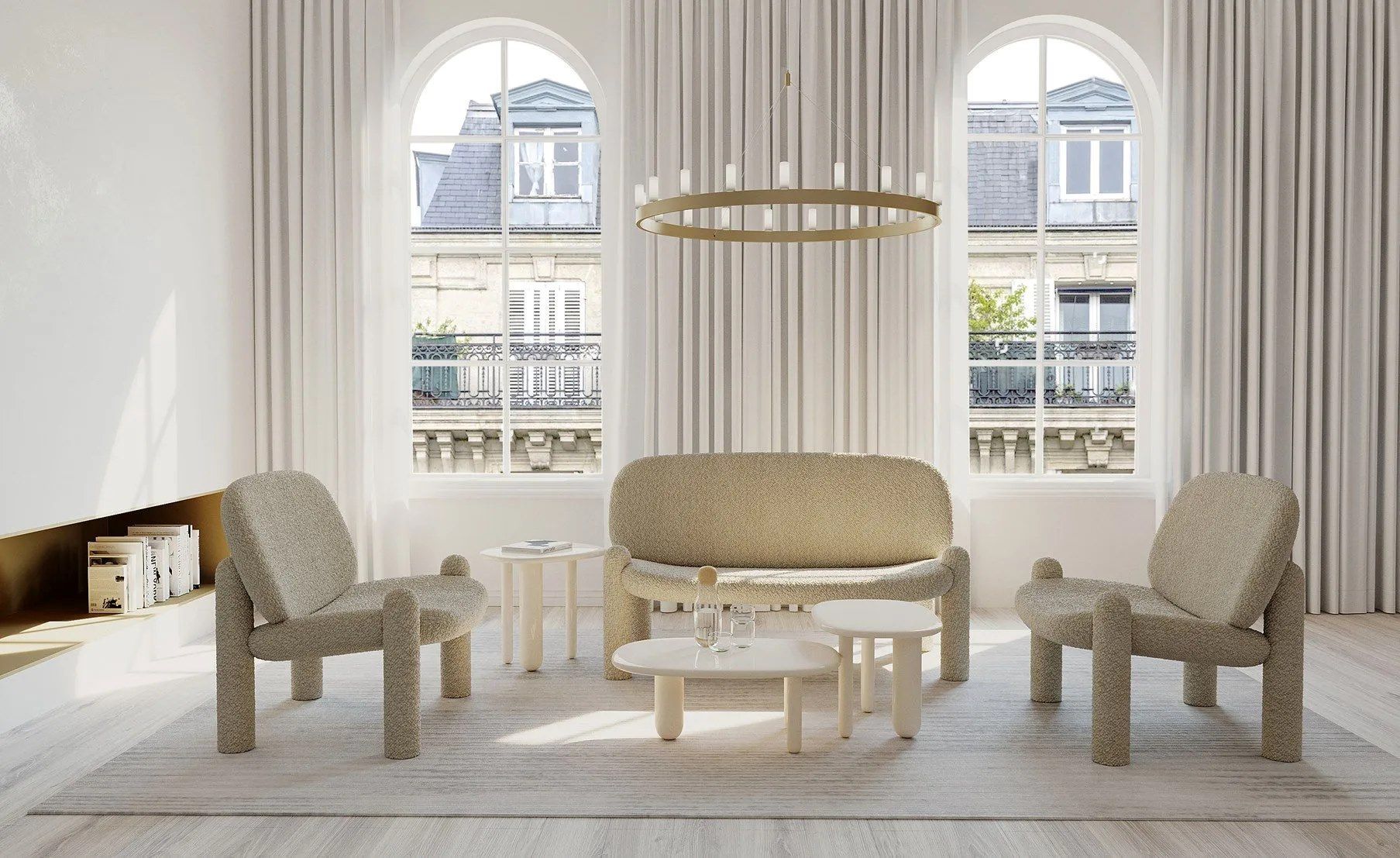 Тканевое кресло с подлокотниками In Stock Driade ARCH-00129284 - Вид №5