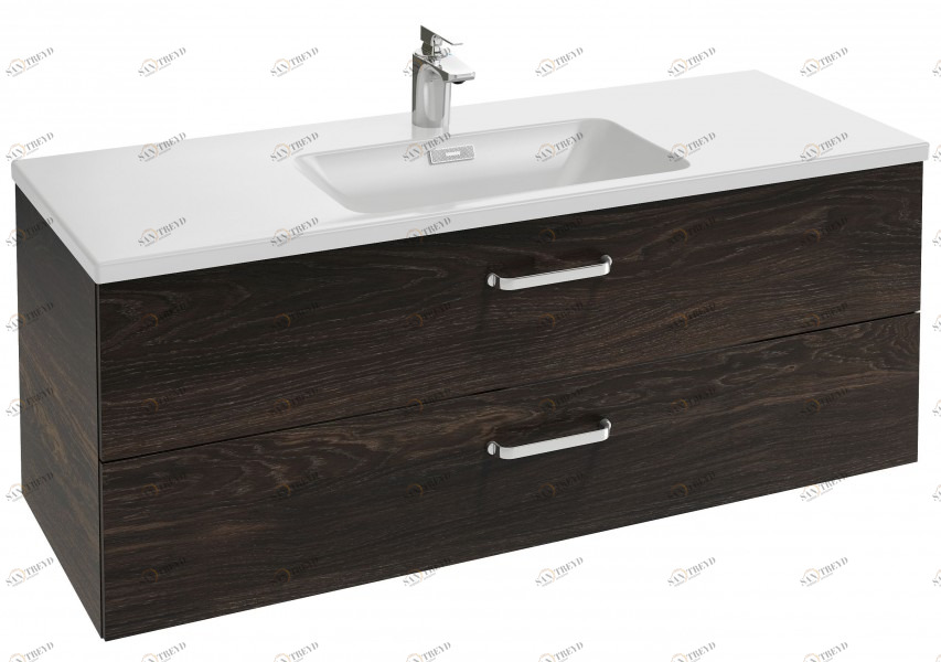 EB2071-R3-N18 Мебель под раковину-столешницу 120 см, 2 выдвижных ящика, угловая ручка Jacobdelafon VOX Santreyd