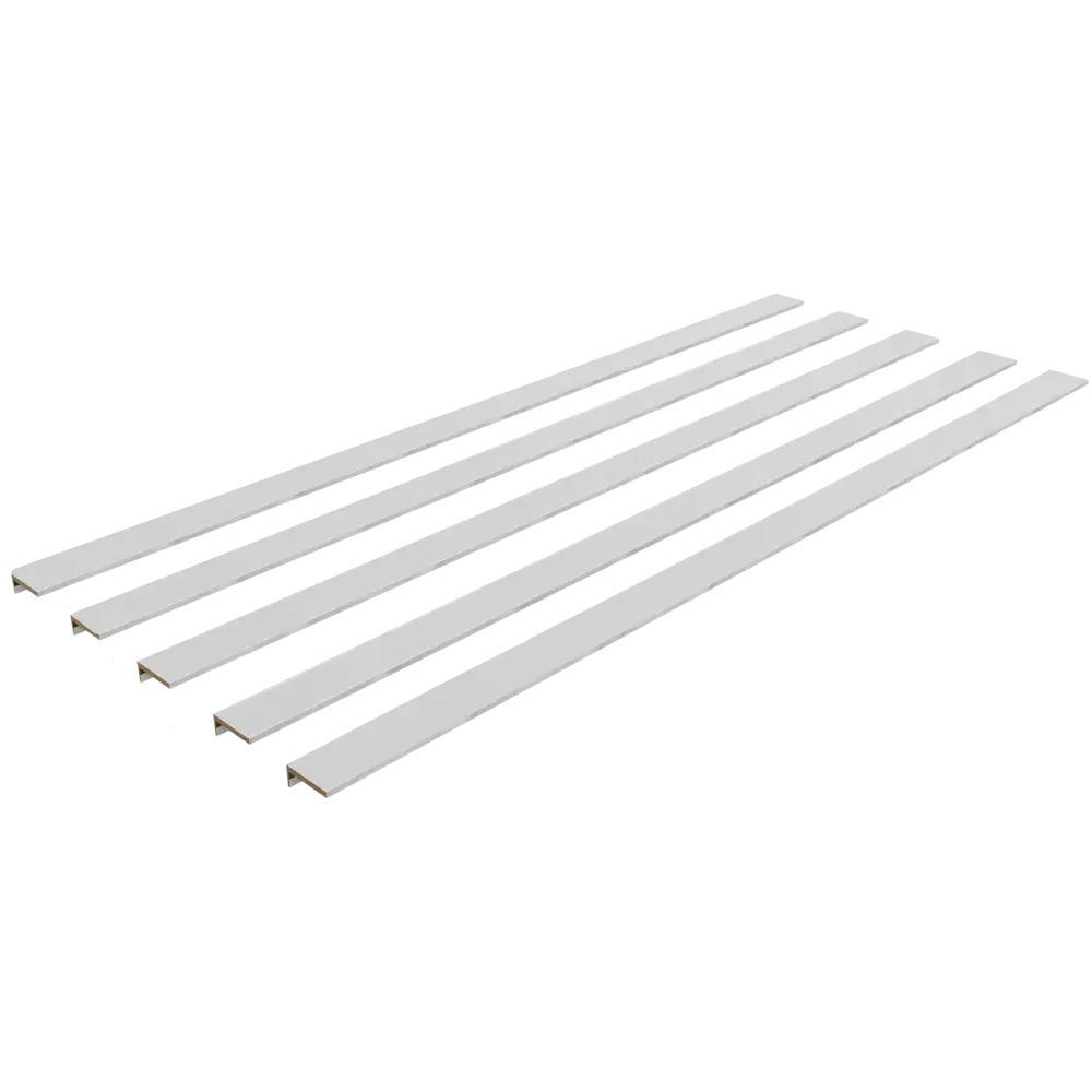 Телескопический наличник Борно 2450x70x8 мм ПЭТ серый (5 шт.) 89423503 PORTIKA STLM-1579167 - Вид №1