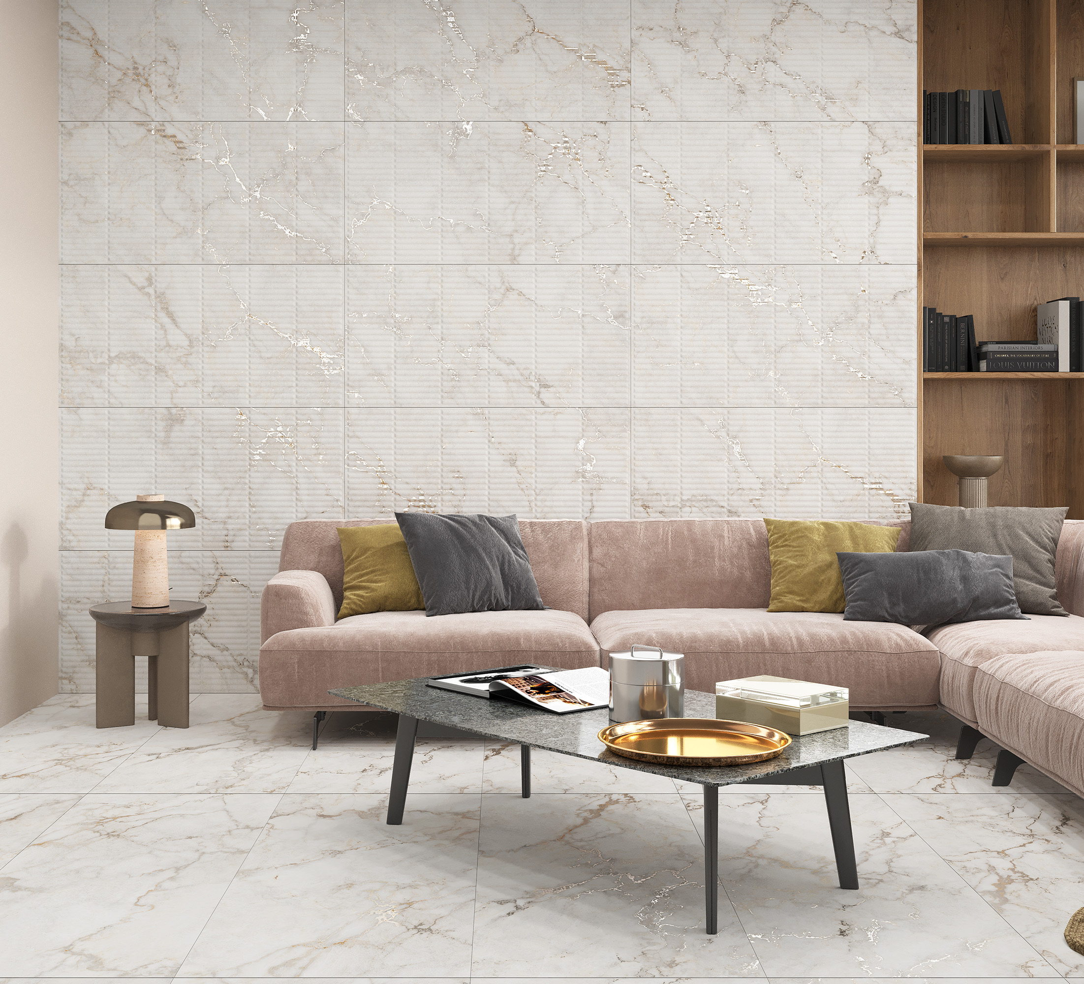 PRATONIX BEIGE DECOR — Элегантность мрамора в вашем интерьере CP4002-D Arcadia Ceramica