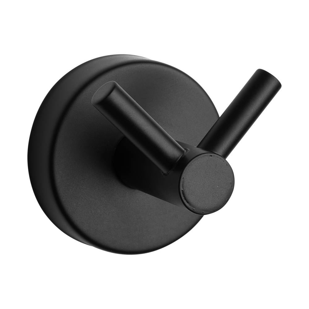 62011 Нержавеющая двойная вешалка, черная матовая поверхность SANELA 