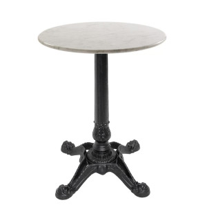 Круглый стол из чугуна со спицами