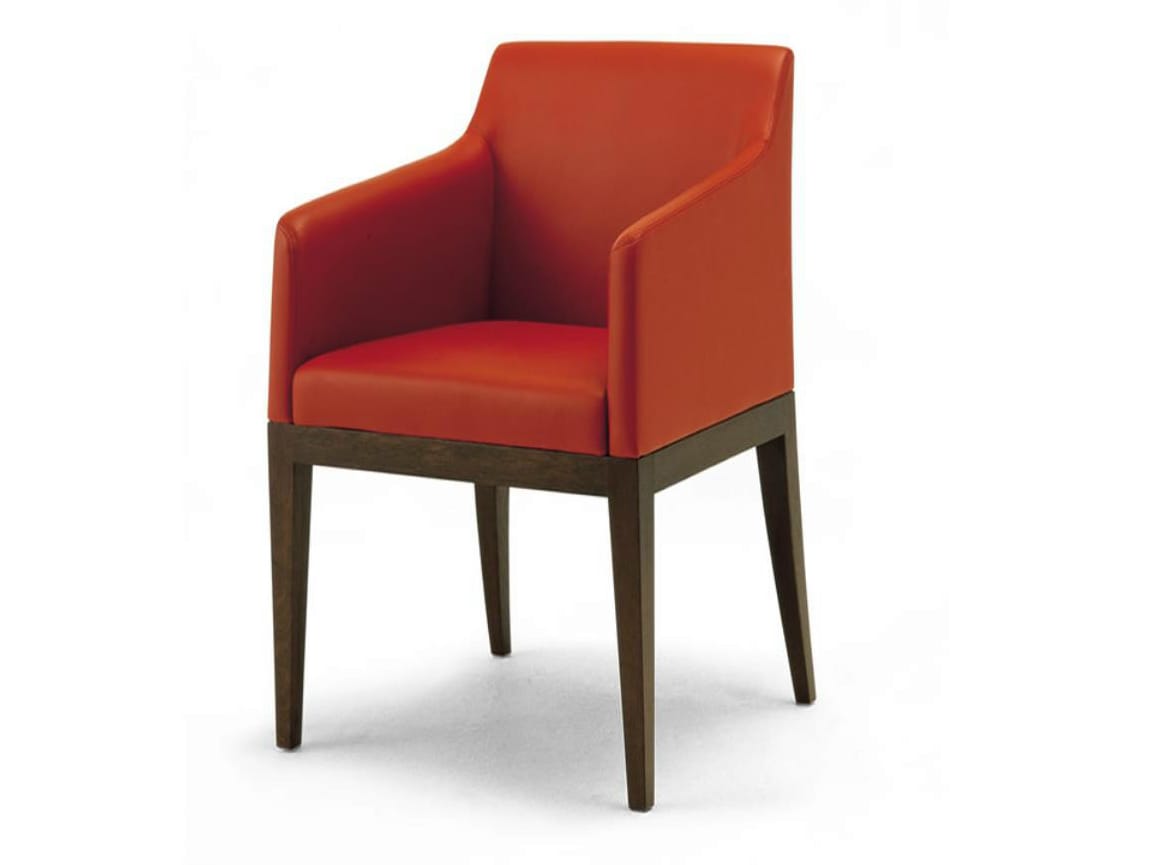 Кожаное кресло с подлокотниками HUGUES CHEVALIER Iconic ARCH-00097151