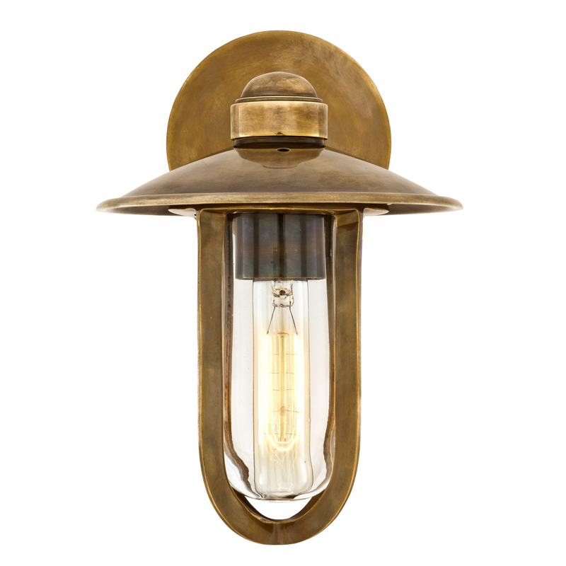 Бра Seg Harbour от Eichholtz латунь 108589 EICHHOLTZ ПОД СТАРИНУ, ФОНАРЬ 059721 Золото;прозрачный  - Вид №5