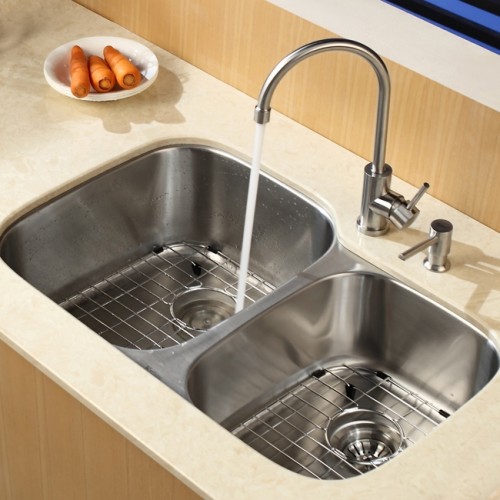 KBU24-KPF2160-SD20 Мойка кухонная прямоугольная Krausru  - Вид №1