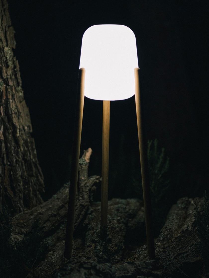 calma Торшер для улицы из дерева и стекла Xica & xanca sun-id-1472941 - Вид №1