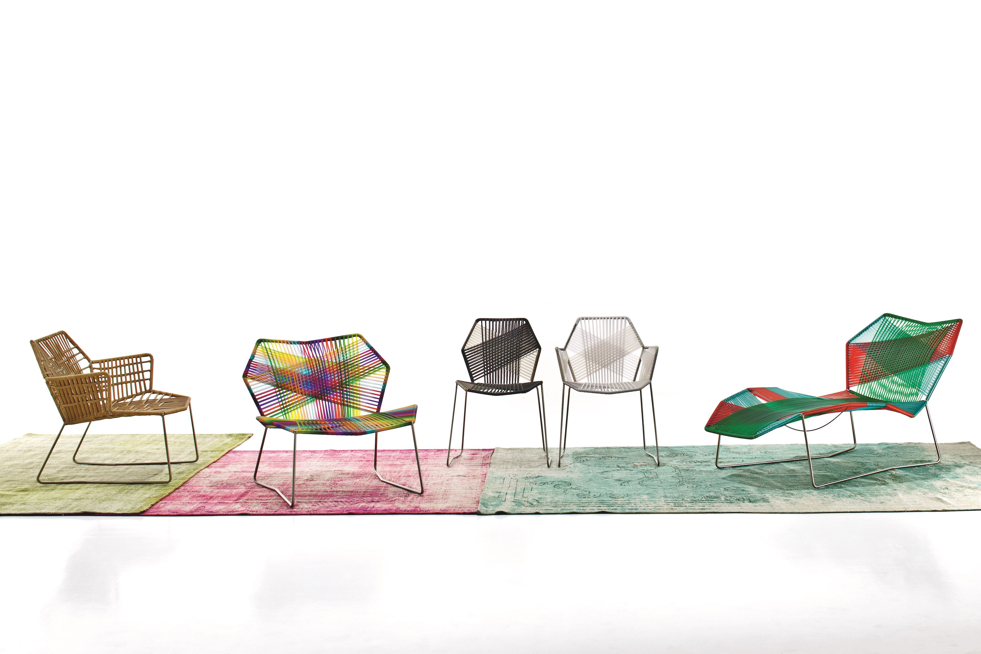 Шезлонг из инженерно-полимерной проволоки MOROSO Tropicalia ARCH-00020076 - Вид №4