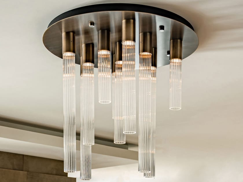 Стеклянный потолочный светильник ILFARI ARCH-00007408