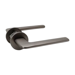 Дверная ручка на розетке KREAFORTA Ункель без запирания цвет графит