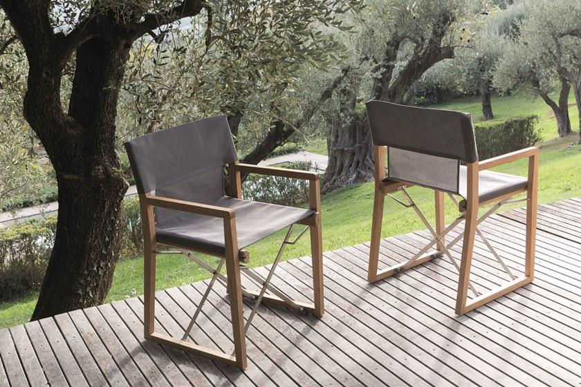 Unopiù Складной стул из тика и технической ткани Ocean Copol - Вид №1