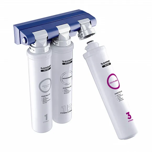 Комплект кухонный смеситель Granula 2015 Базальт + Фильтр Granula 2015-ST121 - Вид №2