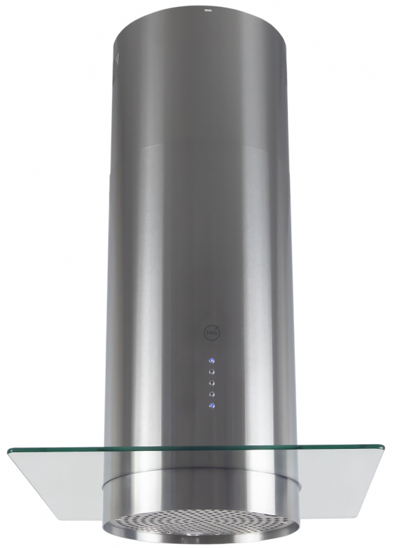 8130121 Вытяжка островная MBS MILTONIA 160 ISLAND GLASS серебристый/прозрачный STDN-0140940 - Вид №1
