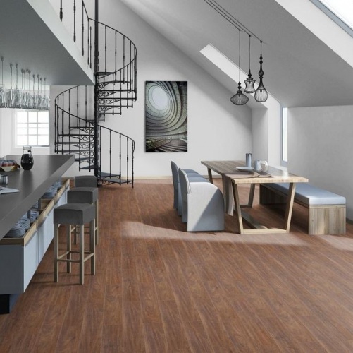 Виниловый ламинат Tarkett Lounge Serge Дуб с брашью (Текстурированная) 914,4х152,4/101,6 мм 1000901236 - Вид №3