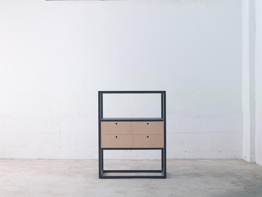 ONDARRETA Книжный шкаф открытый двусторонний с ящиками Dry sun-id-1459371 - Вид №10