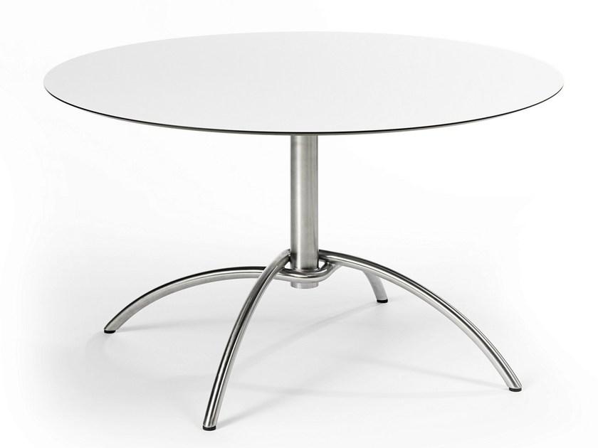 FISCHER MÖBEL Стол складной круглый с основанием 4 звезды Taku sun-id-1495029 - Вид №1