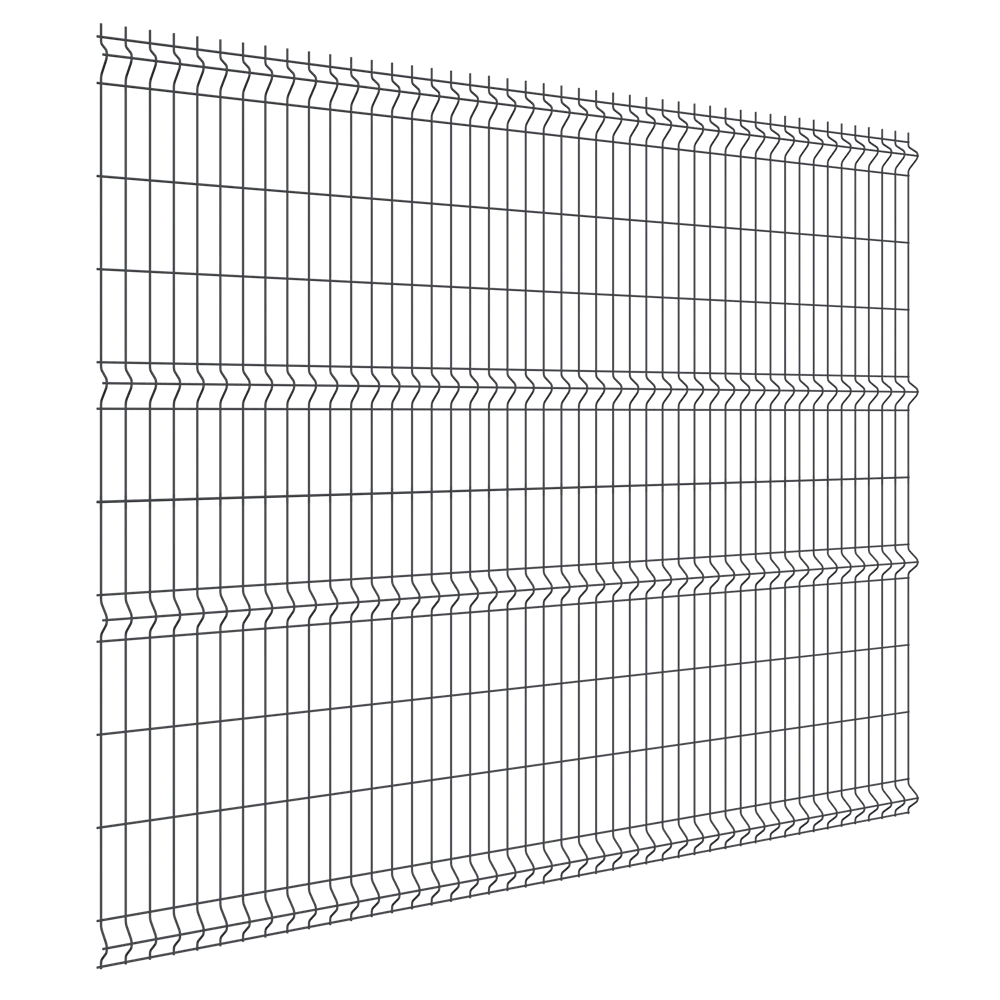 3D панель для забора Grand Line Light 2.5x2.03 м полиэстр RAL 7024 графит STLM-2022592