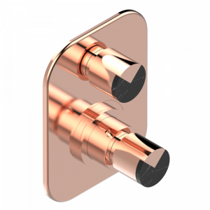 G2I-5300BE Ручки регулировки для термостата THG с вентилем арт.5300AE Thg-paris Le 9 Nero Marquina Blush PVD