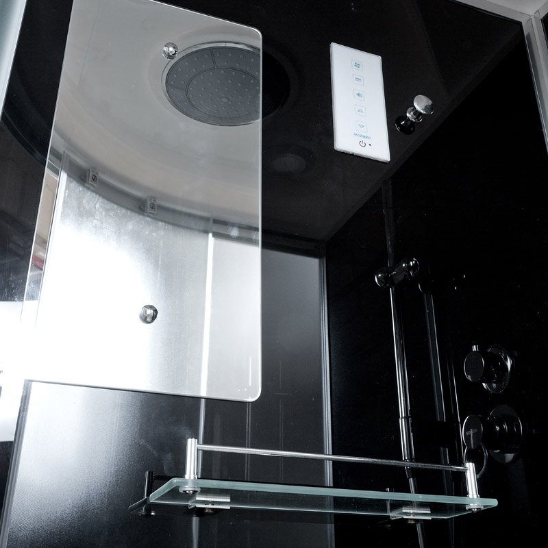 V1015 Душевая кабина DETO Серия V B01S+ эл. BLACK - Вид №21