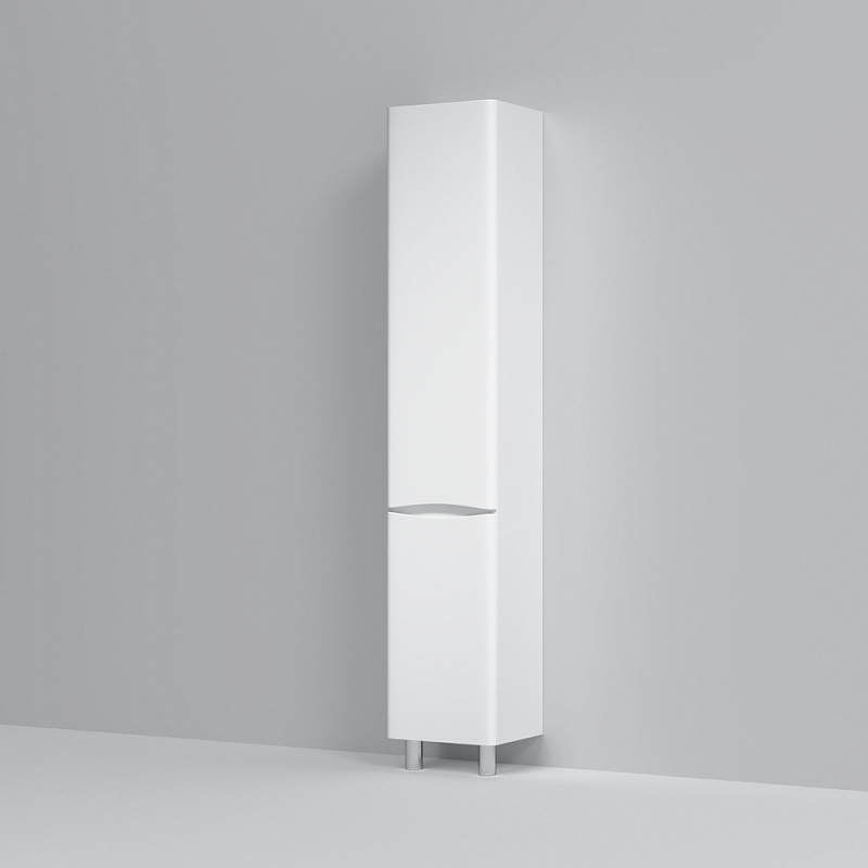 M80CSL0356WG шкаф-колонна напольный левый 35 см двери белый глянец шт AM.PM Like