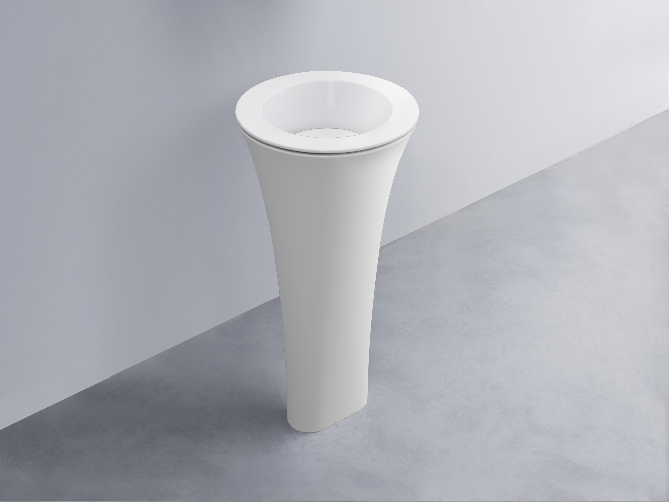 AMLA45-BL+AMPILT-BL+AMCOLT-BL Раковина Amedeo Tondo отдельностоящая cielo Enjoy + Amedeo Ceramica Cielo