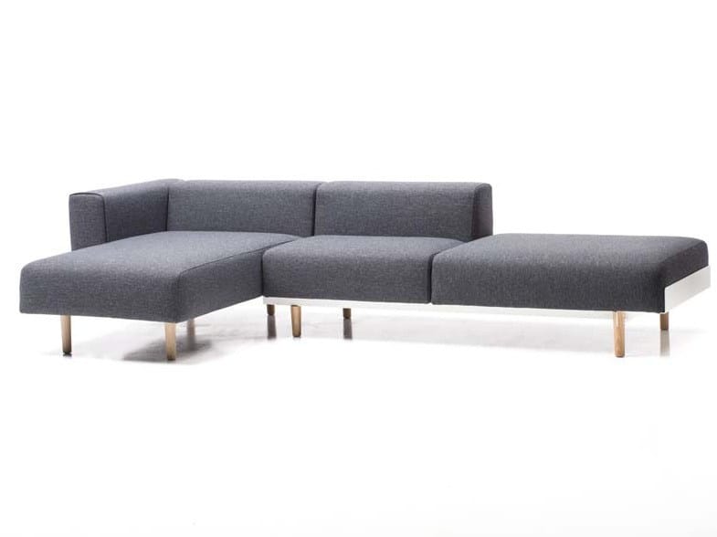 3-местный тканевый диван с полуостровом Diemme хлеб ARCH-00022641 - Вид №2