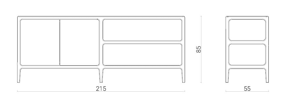 Шкаф из ясеня с распашными дверями Morelato ARCH-00061382 - Вид №3