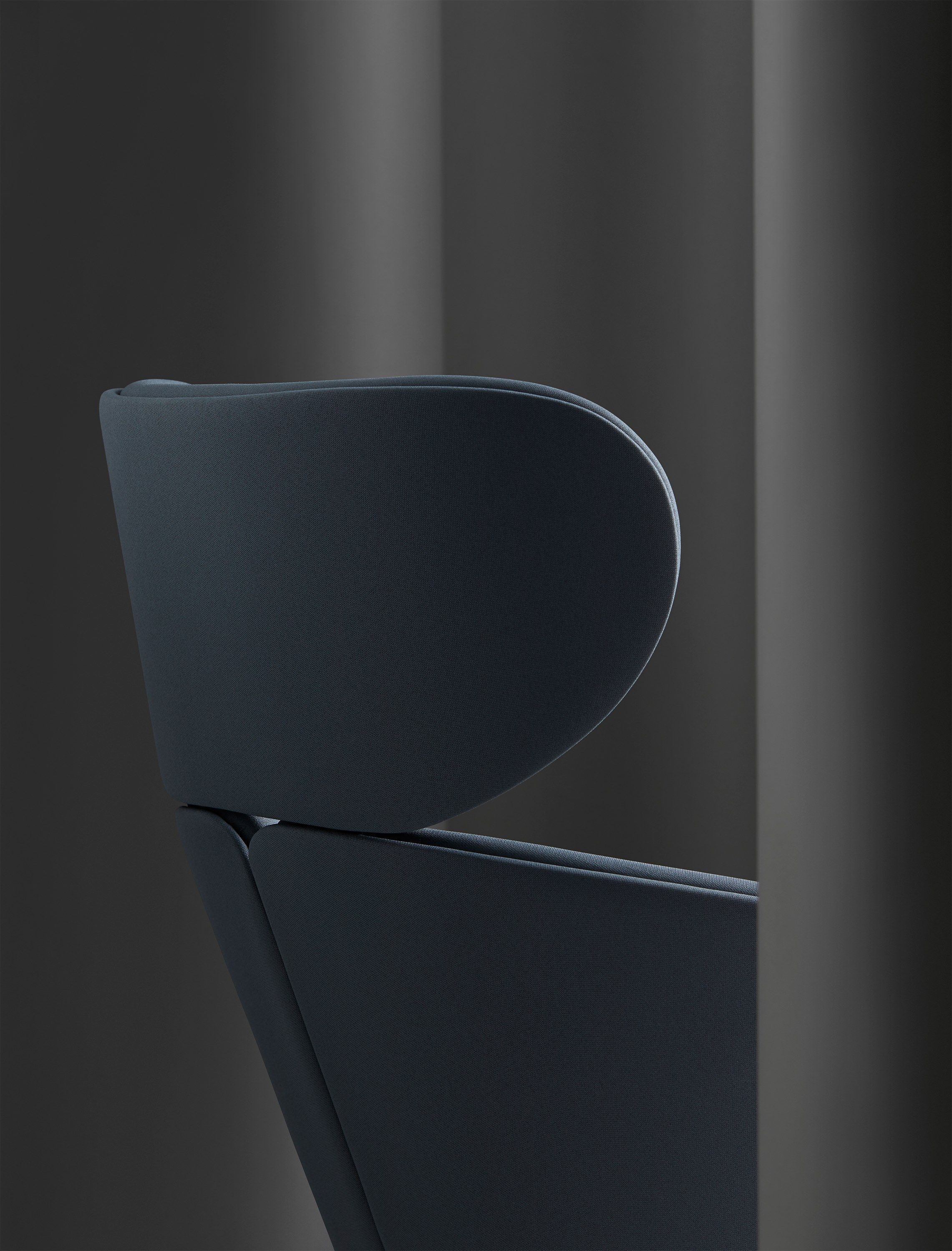 Тканевое кресло с подголовником Mobboli Peach ARCH-00099129 - Вид №5