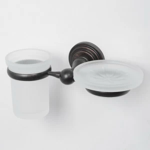 Держатель стакана и мыльницы WasserKRAFT (Германия) Isar 7326