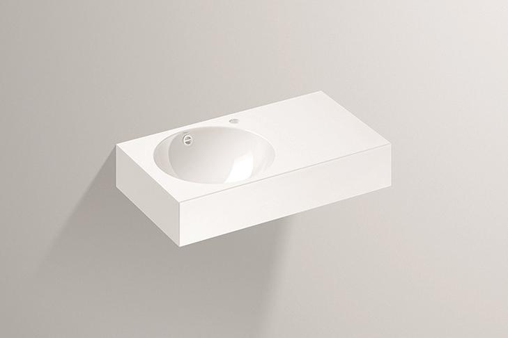 4231000000 Умывальник, wt.mc800h.l, белая, proshield Alape серия MC 