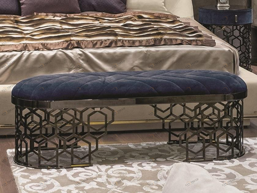 Longhi Мягкая кожаная скамейка Loveluxe 2016 – vanity collection X 430