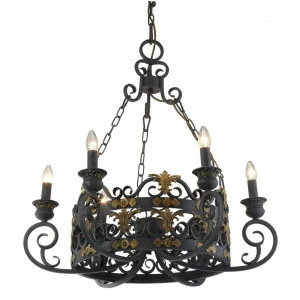 Подвесная люстра Divinare 8852/22 SP-6 DIVINARE ДИЗАЙНЕРСКИЕ 187696 Черный