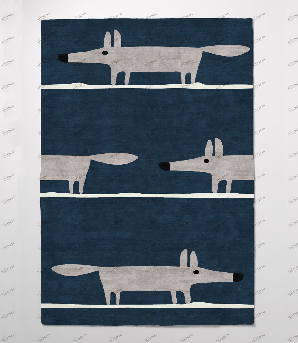 Ковер детский Fox Night 140х200 синий RUGBERRY FOX 326097 Синий