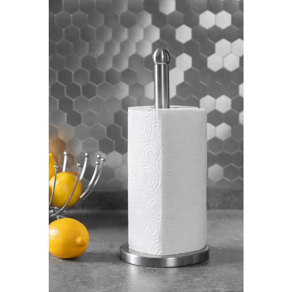 Держатель бумажных полотенец NEO 15x34 см нержавеющая сталь цвет хром Santreyd STLM-2104776 - Вид №5