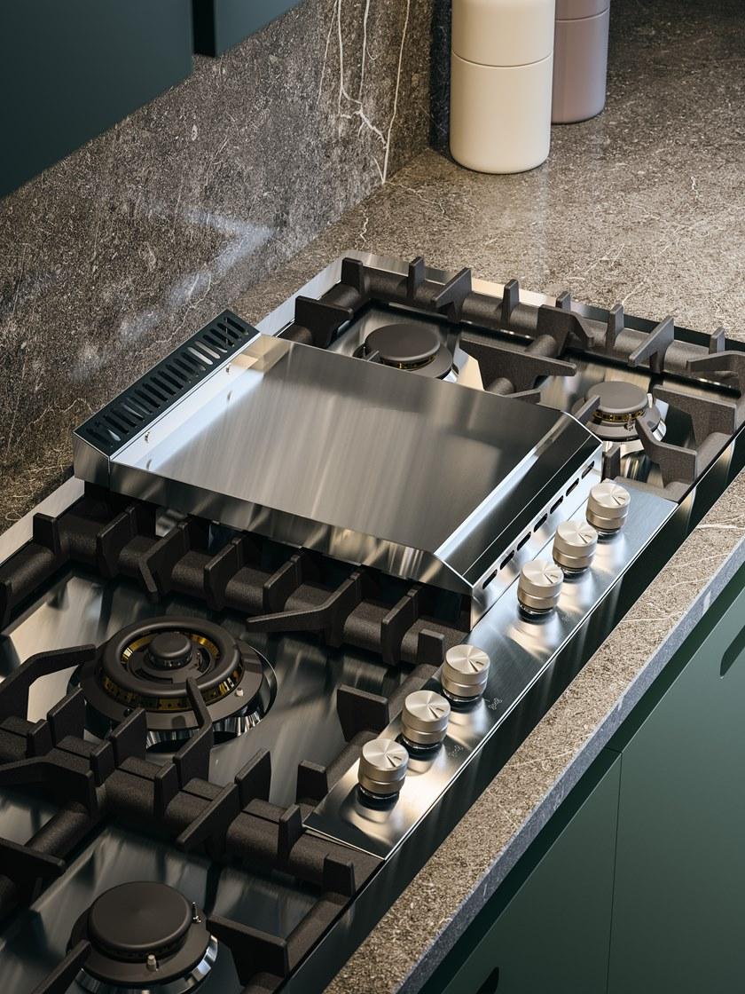 Ilve Газовая плита из нержавеющей стали Professional plus Hpt125fd Santreyd  - Вид №1