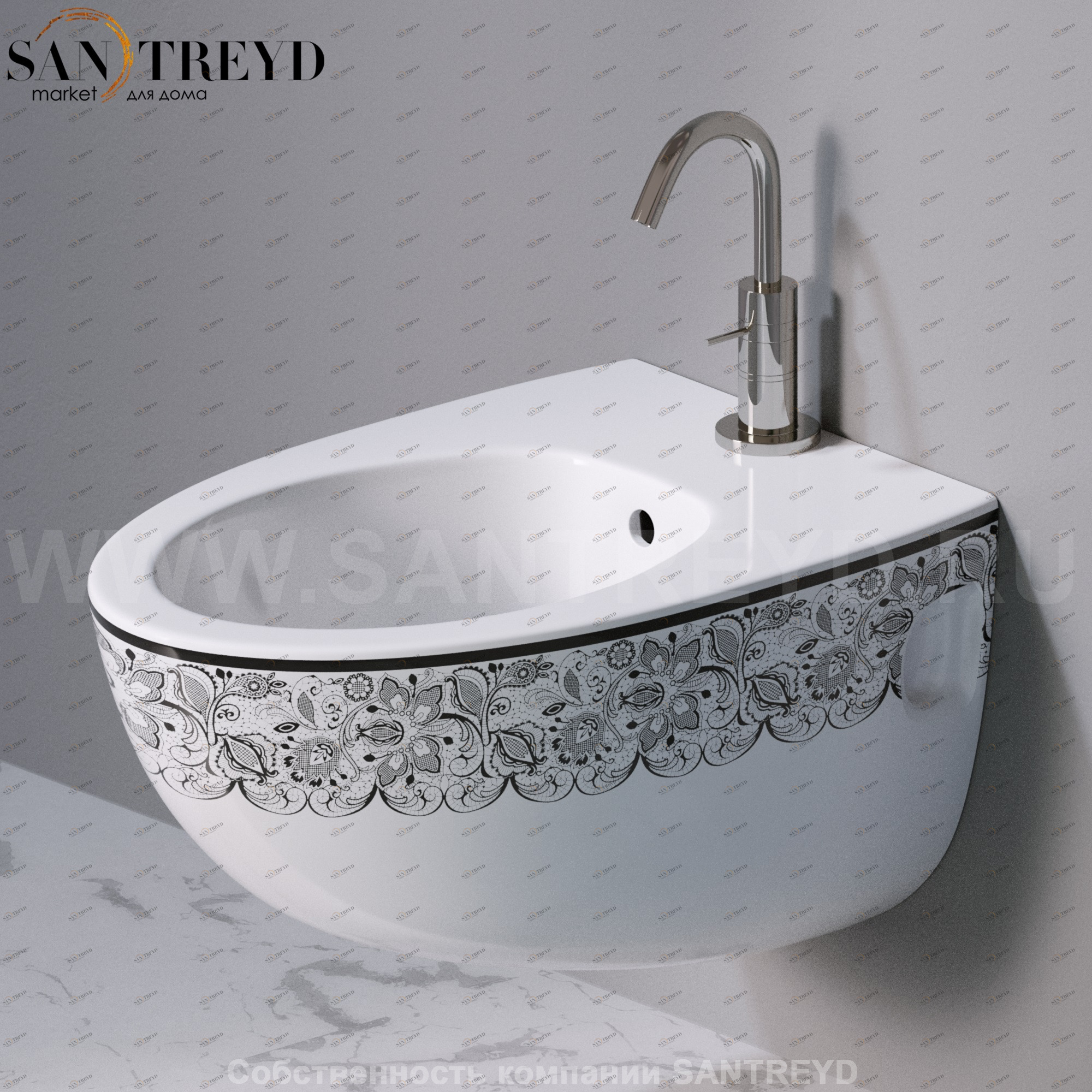 S512460 Биде подвесное OVAL A. e T. Italia AeT ITALIA