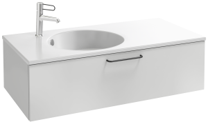 EB2516-R9-E10 Тумба под столешницу 100 см, 1 ящик, черная ручка JACOB DELAFON ODÉON RIVE GAUCHE