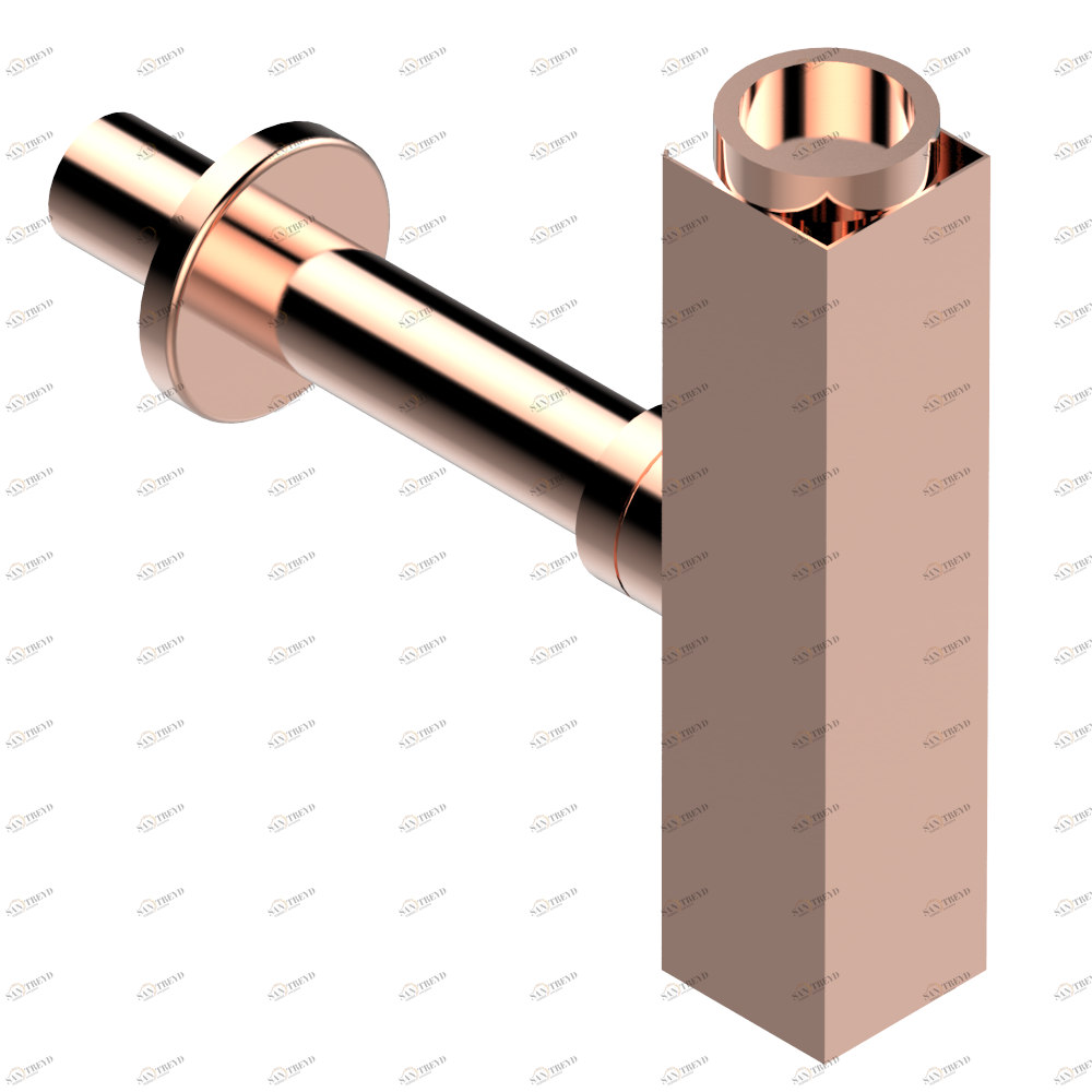 G00-309/SC Сифон квадратный отдельный для выпуска Thg-paris прочие артикулы THG Розовое золото G00-309/SC CAT.F