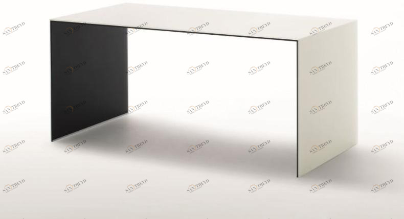 Glas Italia Прямоугольный стол из хрусталя Sio2 bridge sun-id-1369971