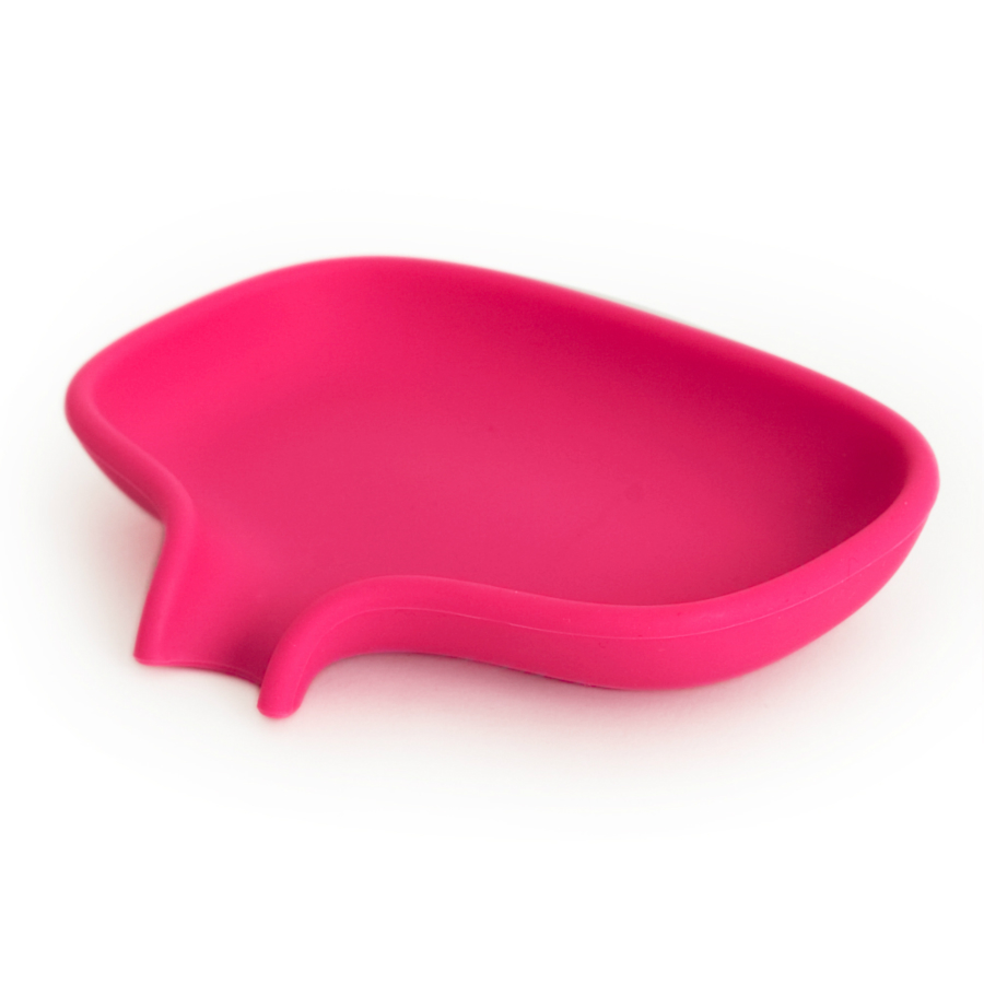 263824 Мыльница с носиком для слива розовая Bosign  - Вид №3