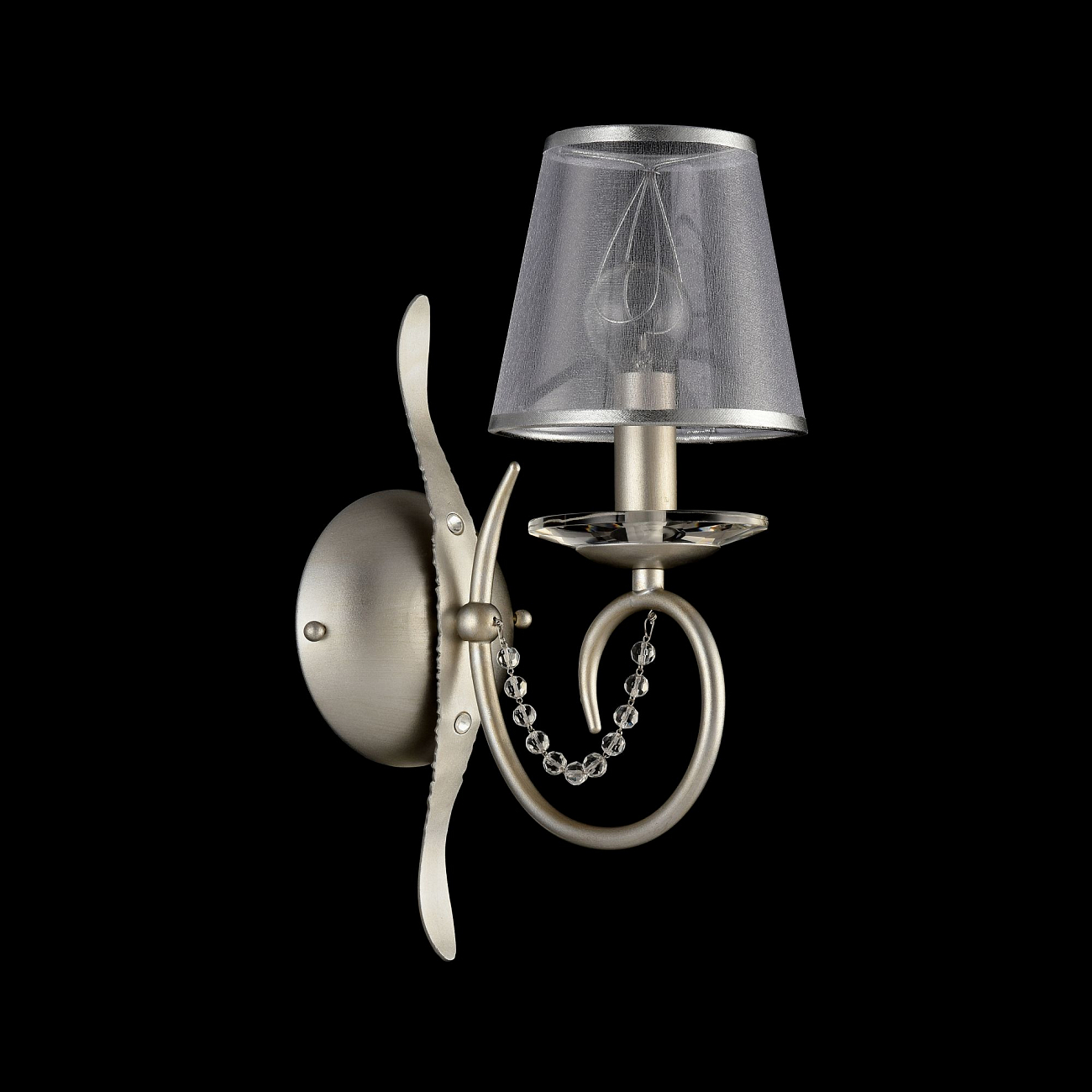 Бра настенное серебряное Darina FR2755-WL-01-BR FREYA CLASSIC 00-3957487 Серебро - Вид №2