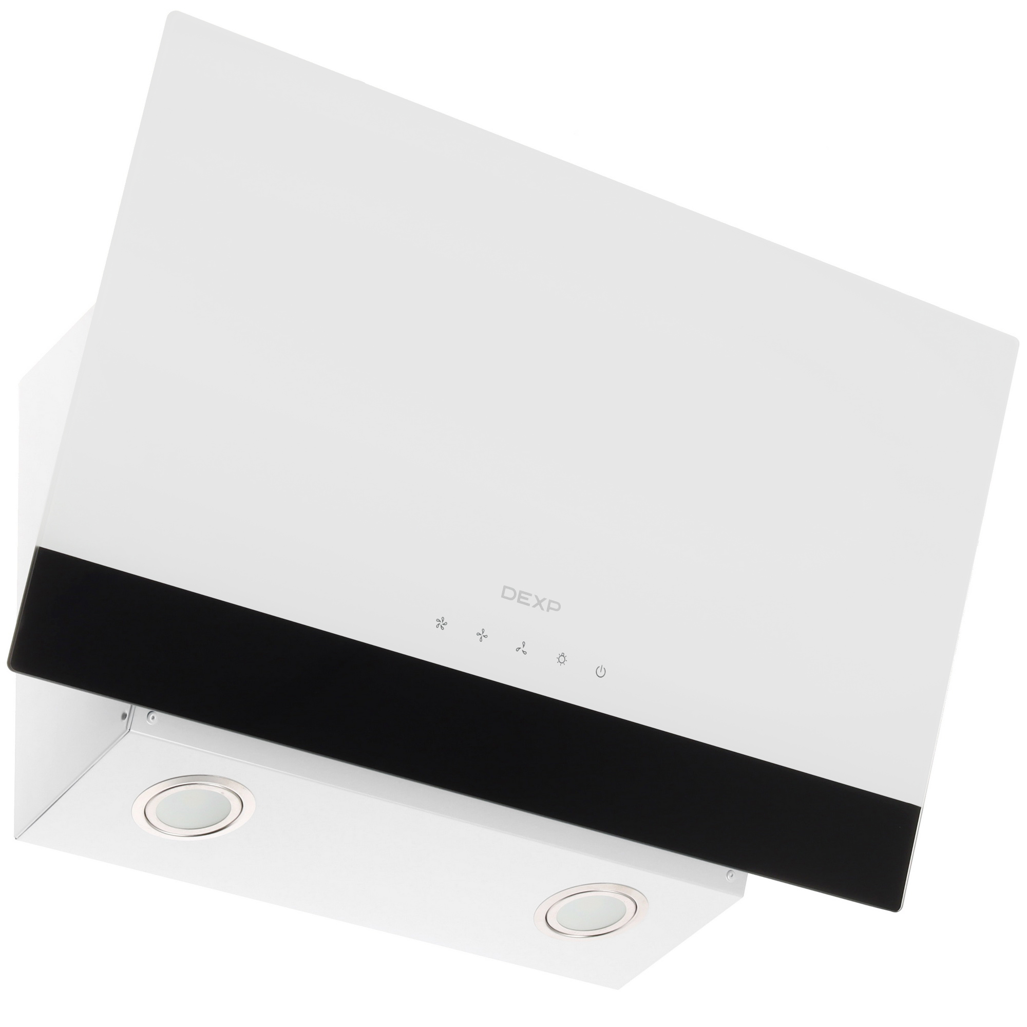 9202368 Вытяжка наклонная DEXP FD01BW белый/черный STDN-0014659