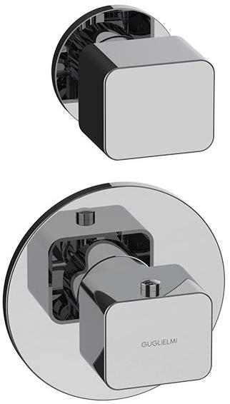 GUGLIELMI Смеситель для душа с термостатом на 2 отверстия Gzero Fiin00964 - Вид №1
