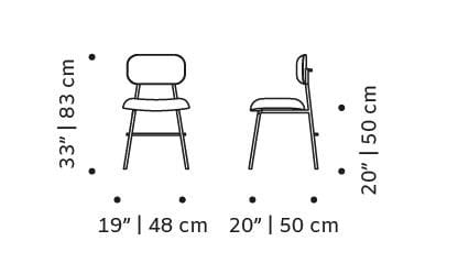 Мягкий стул из ткани Mambo Unlimited Ideas Майами ARCH-00146953 - Вид №5