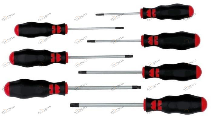 Würth Набор отверток, tx, с отверстием, 7 шт. Assortimenti cacciaviti 061393487